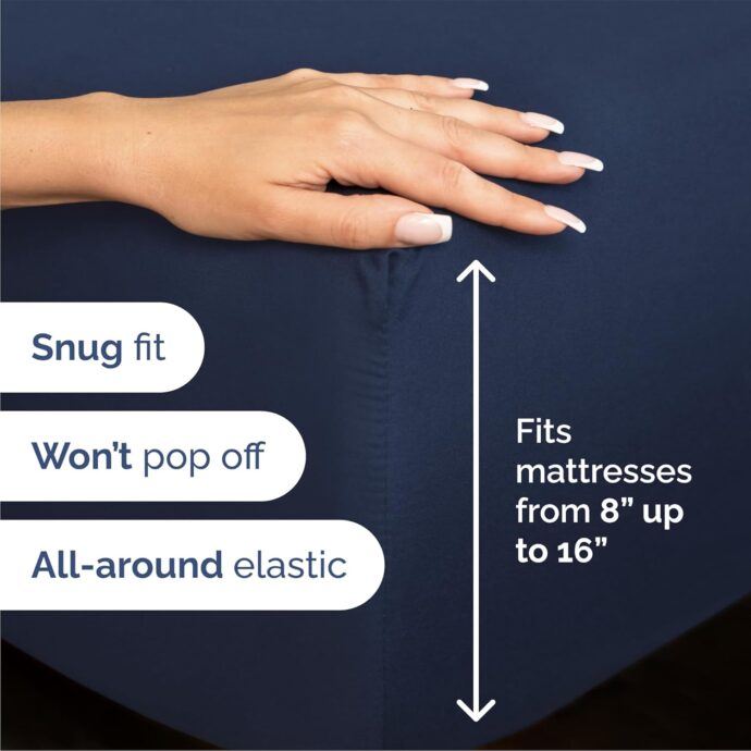 Queen Size 4 Piece Sheet Set - Image 2