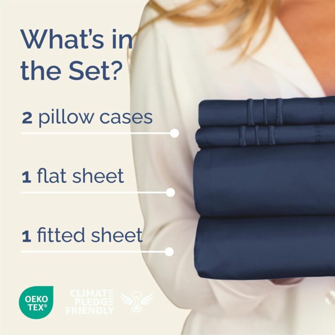 Queen Size 4 Piece Sheet Set - Image 8