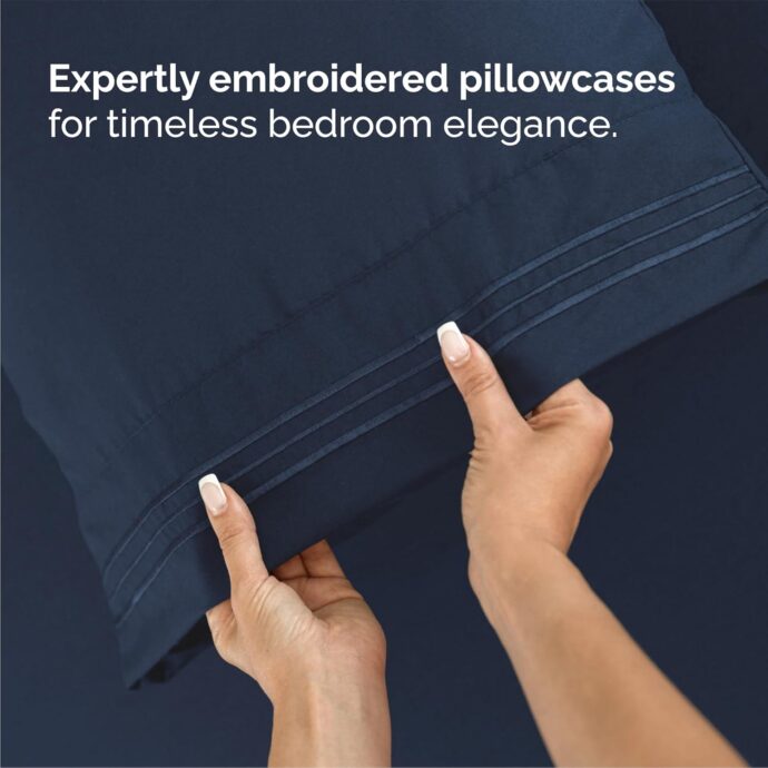 Queen Size 4 Piece Sheet Set - Image 4
