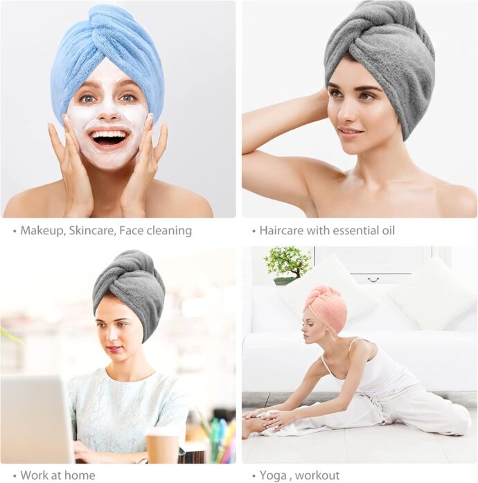 Microfiber Hair Towel - Image 4
