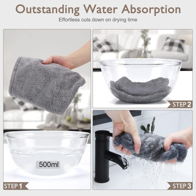 Microfiber Hair Towel - Image 6