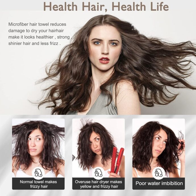 Microfiber Hair Towel - Image 3