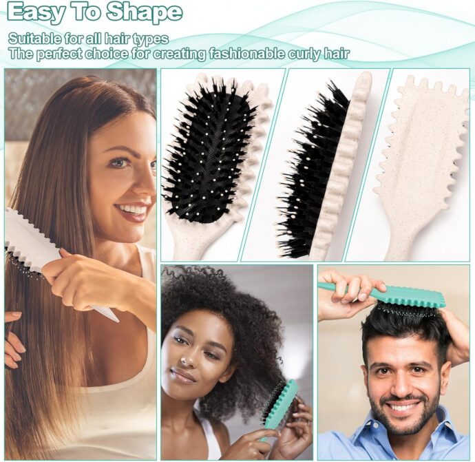 2Pack Curly Hair Brush - Image 3