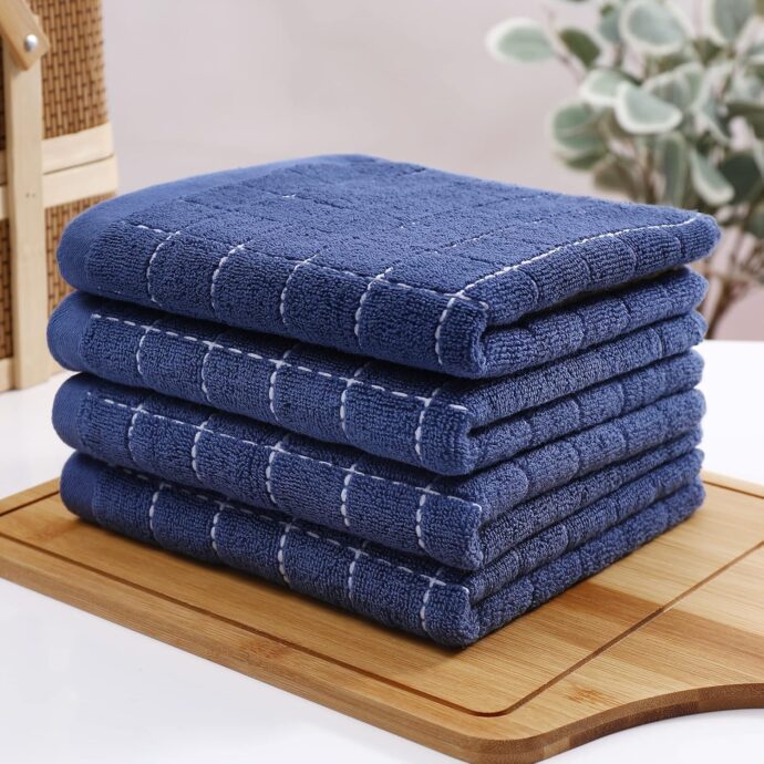 Smiry 100% Cotton Terry Kitchen Towels - Image 7