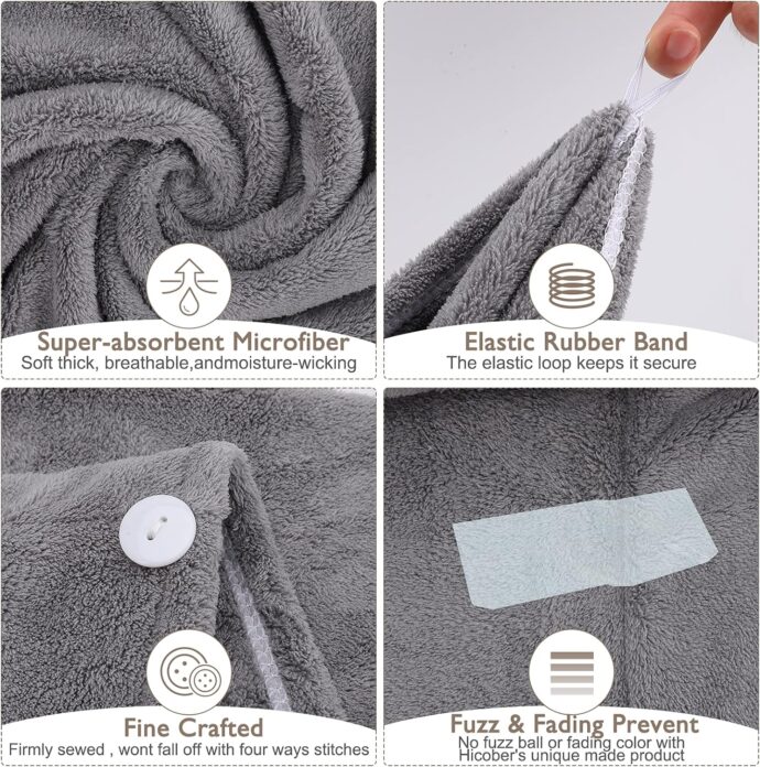 Microfiber Hair Towel - Image 2